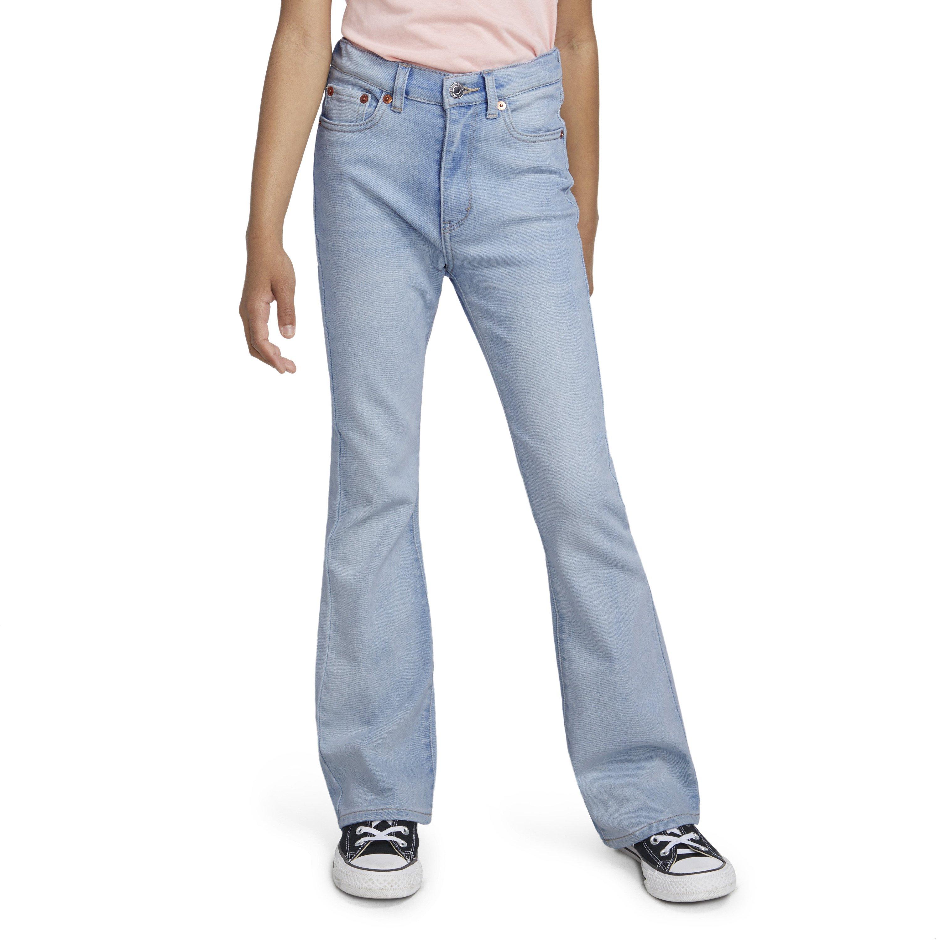 Levi's Big Girls' 726 High Rise Flare Light Blue Wash Denim Jeans - LT BLUE